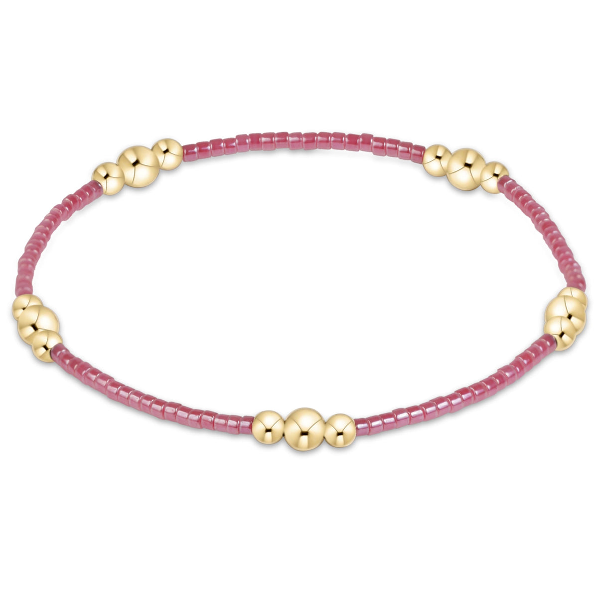Hope Purpose Gold Bracelet - Pink Champagne by eNewton — 14kt gold-filled, at Adelyne's Boutique & Gifts in Tomball, Texas