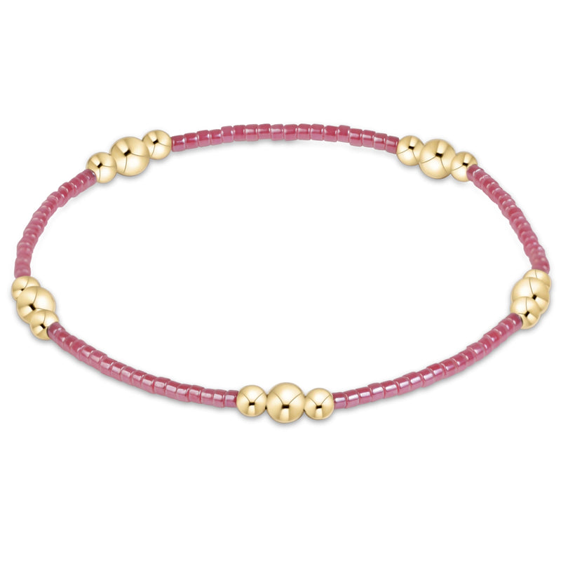 Hope Purpose Gold Bracelet - Pink Champagne by eNewton — 14kt gold-filled, at Adelyne's Boutique & Gifts in Tomball, Texas