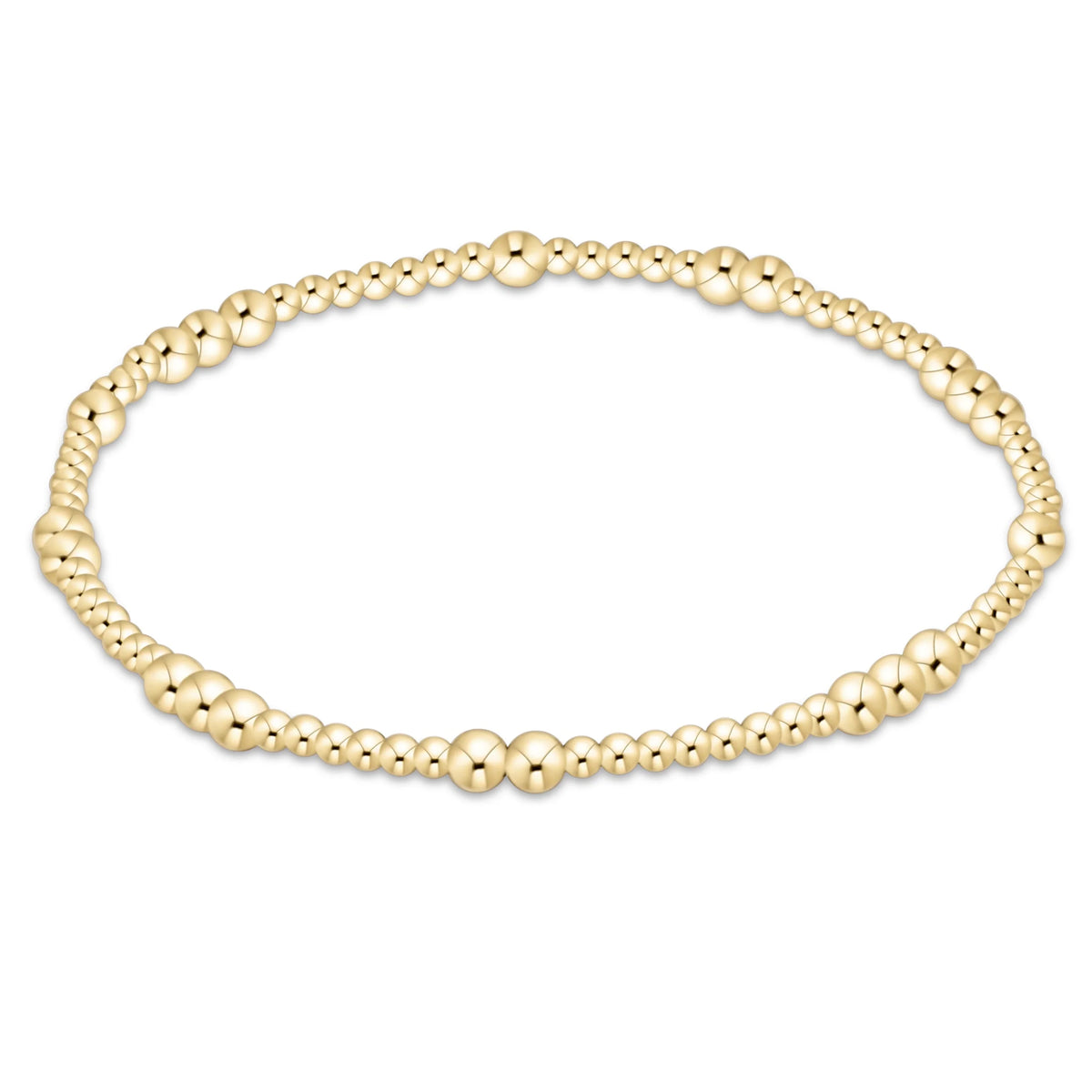hope unwritten gold 3mm beaded bracelet