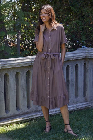 Elliana Button Down Dress