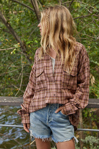 Amy Flannel Top