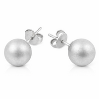 Brushed Allie Bead Stud