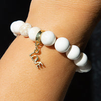 CZ Love Charm, Gold, Charm Bar | Charm