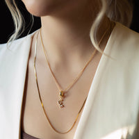 CZ Love Charm, Gold, Charm Bar | Charm