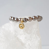 Paw Print Love Charm, Gold, Charm Bar | Charm