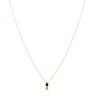 Ines Raindrop Necklace Sapphire