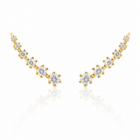 Celina CZ Bar Earring