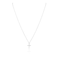 Classic CZ Cross Necklace