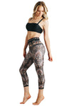 Espresso Yourself Printed Yoga Crops