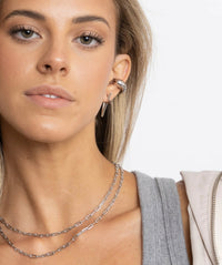 Codie Link Necklace Silver