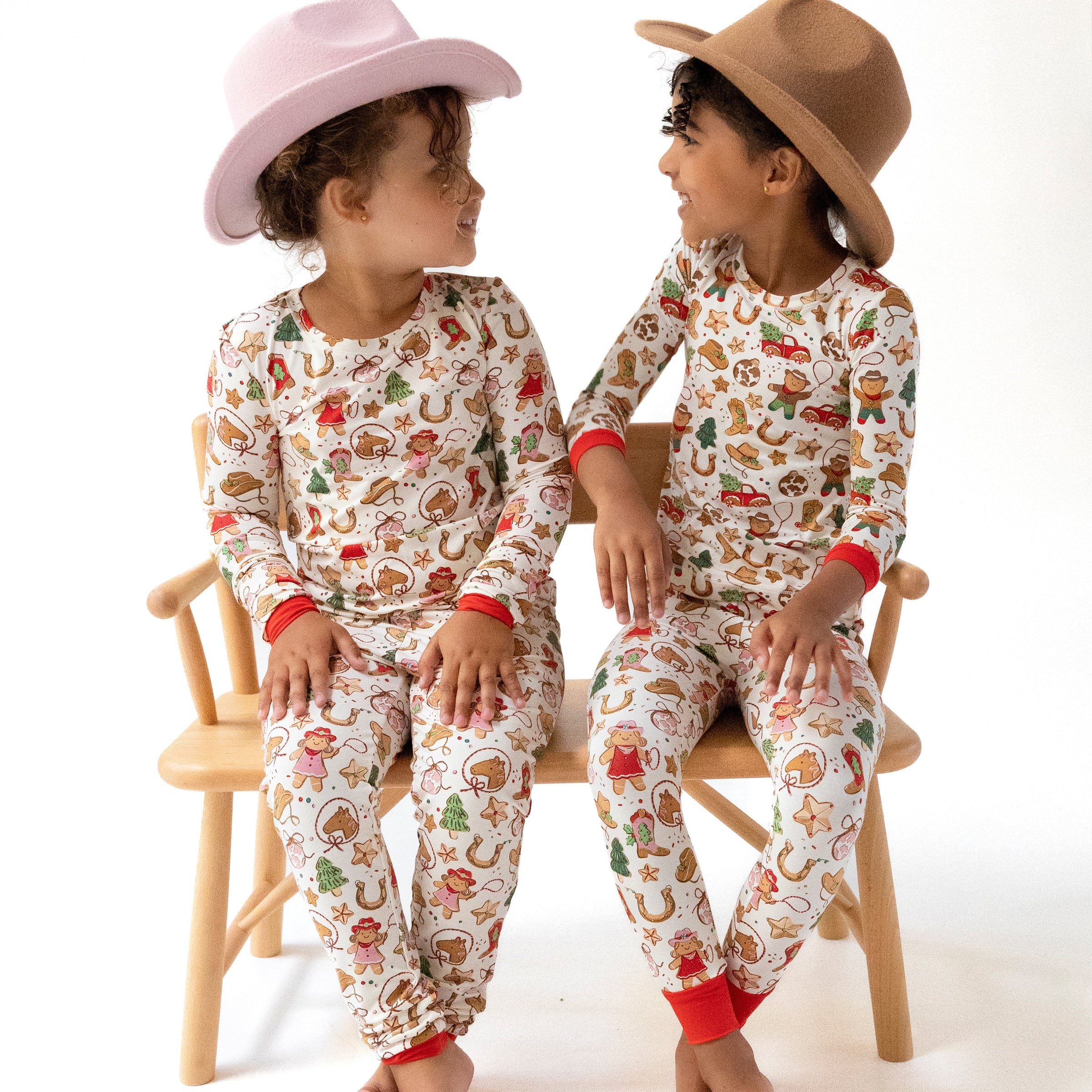 Cowgirl Christmas - Long Sleeve Loungewear Set