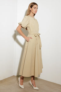 WHAT DO YOU MEAN WOVEN MIDI DRESS