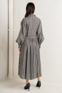 WHAT I FEEL WOVEN MIDI DRESS