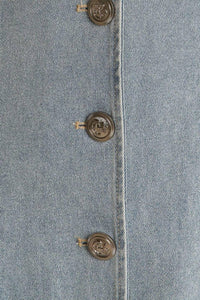 NAUTICAL & NICE DENIM MIDI DRESS