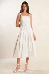 SHAY LANTANA WOVEN MIDI DRESS