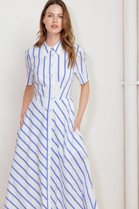 YOU HAD ME AT WOVEN MIDI DRESS