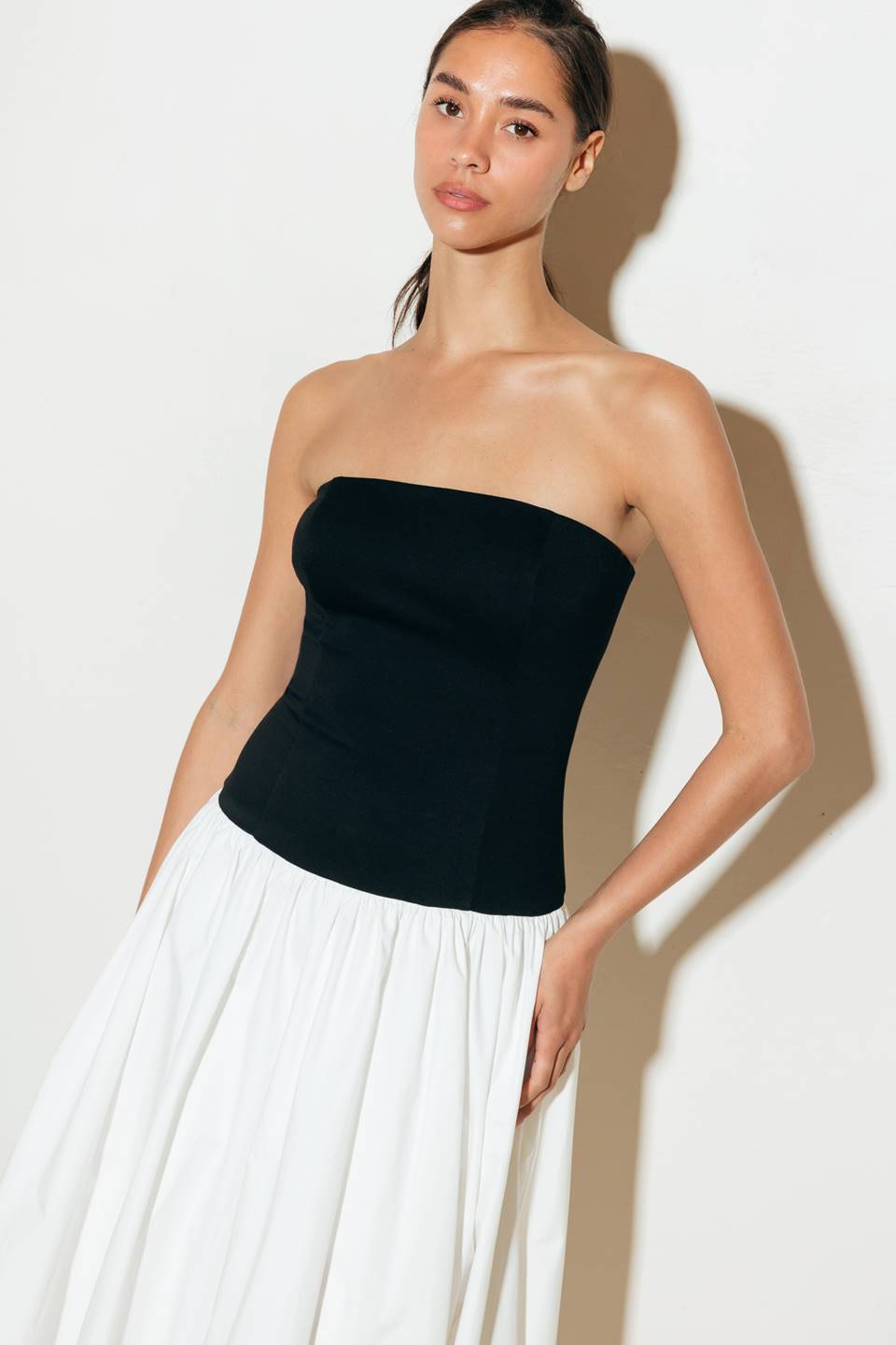 SHIFT STUDIO SOLID MIDI DRESS