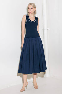 CELEBRATE EVERYDAY NAVY DRESS