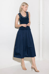 CELEBRATE EVERYDAY NAVY DRESS