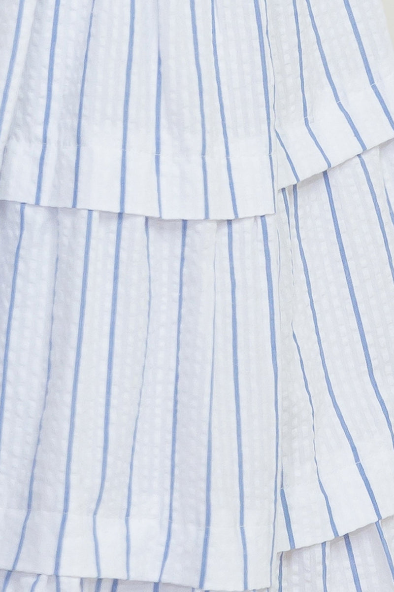 BREEZE NOTE WOVEN MIDI DRESS