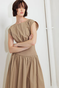 DREAMWEAVER ROMANTIC WOVEN MIDI DRESS