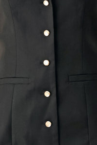 MODERN OFFICE WOVEN MINI DRESS