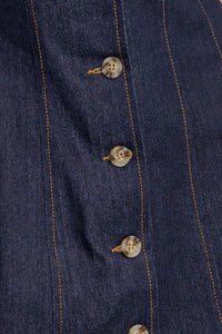 INDIGO TEMPO DENIM MINI DRESS