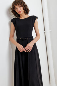 MODERN MONA WOVEN MIDI DRESS