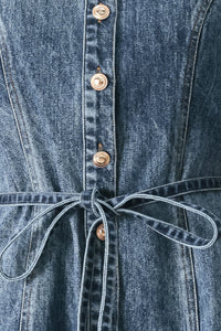 POWER IN DENIM MINI DRESS