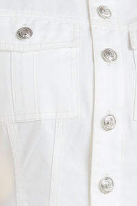 CONFIDENTLY YOURS WHITE WOVEN MINI DRESS