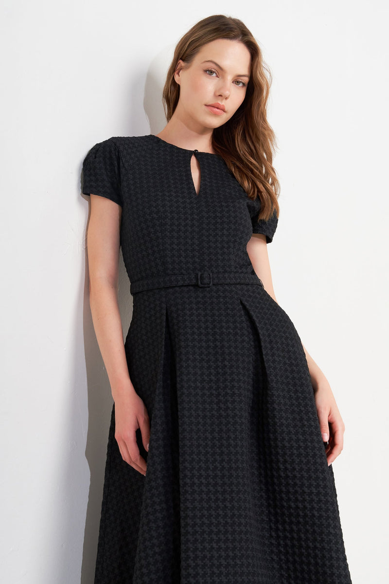 MOOD STUDY WOVEN MIDI DRESS