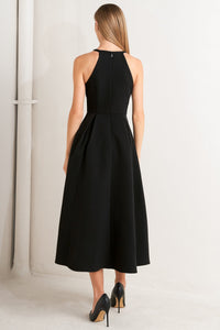 GALAXY CHARM WOVEN MIDI DRESS