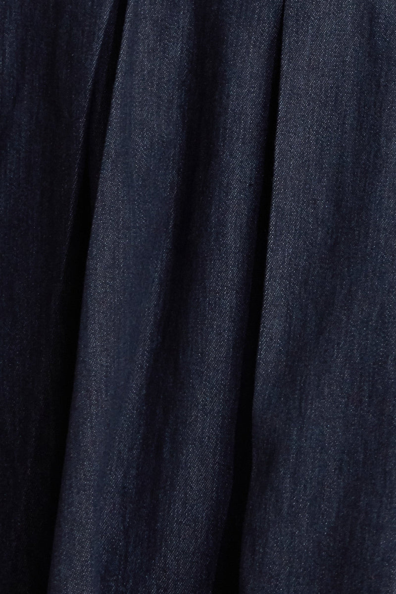 URBAN CORSET DENIM MIDI DRESS