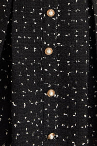 FRENCH CODE WOVEN TWEED MINI DRESS