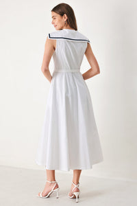 DARLING DAY WOVEN MIDI DRESS