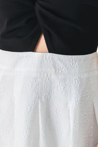 MODERN CONTRAST MIDI DRESS