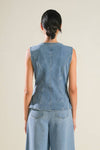 Adventure Awaits Denim Vest