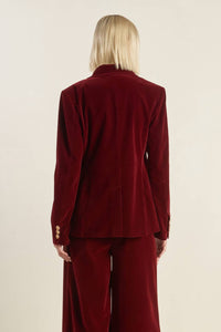 COY CHARM VELVET BLAZER