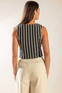 IN THE QUIET SHADE WOVEN VEST