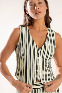 IN THE QUIET SHADE WOVEN VEST