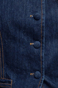 INDIGO ICON DENIM VEST