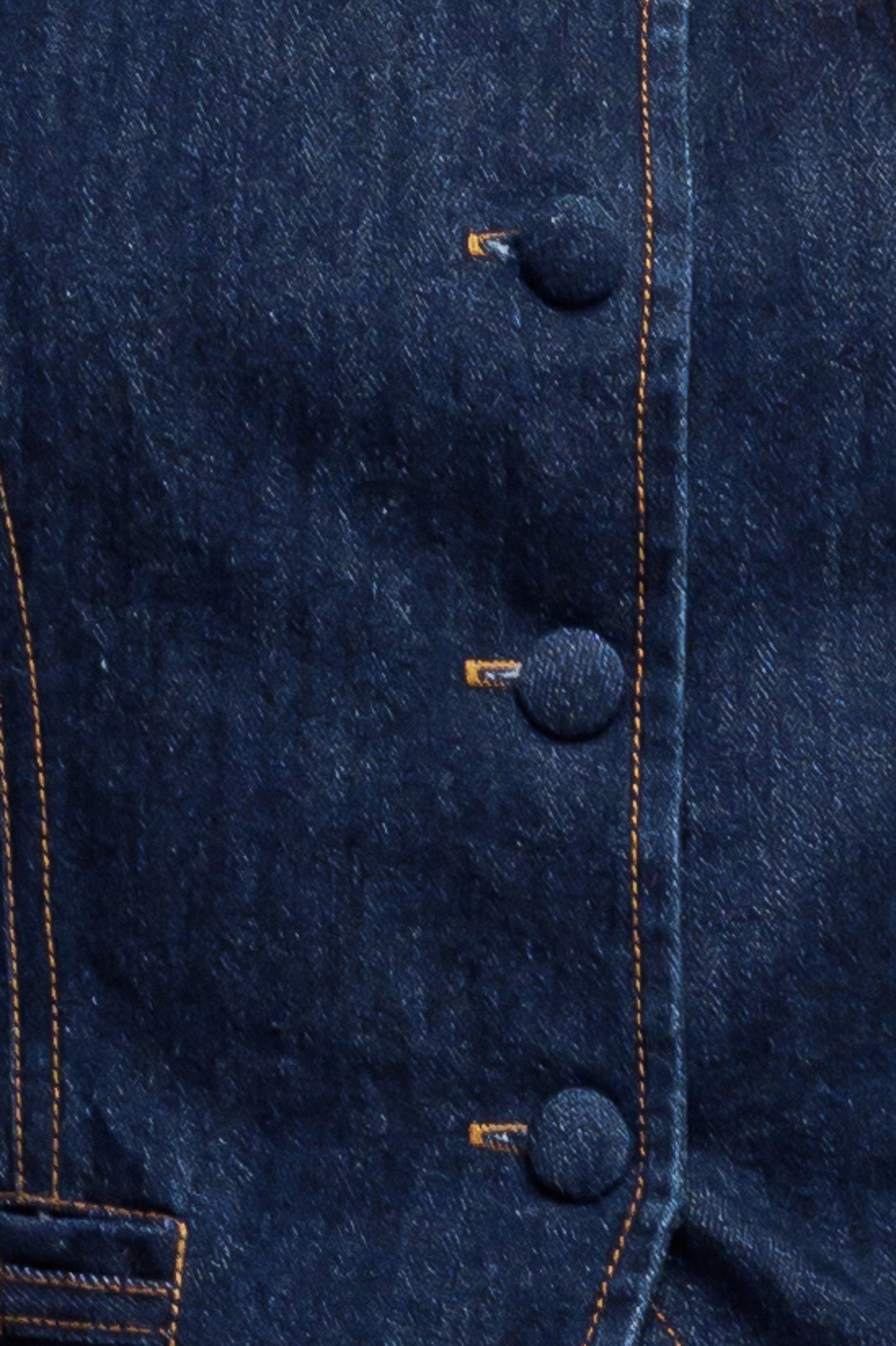 INDIGO ICON DENIM VEST