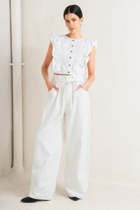 CALM MOTION TWILL BALLON PANTS