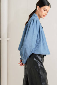 SOFT SIGNAL LIGHT INDIGO DENIM JACKET
