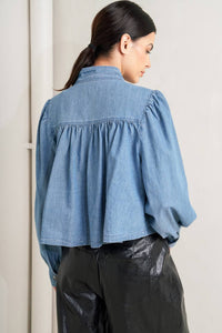 SOFT SIGNAL LIGHT INDIGO DENIM JACKET