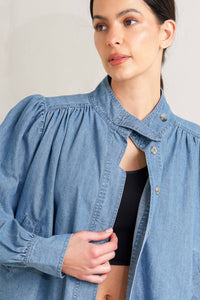 SOFT SIGNAL LIGHT INDIGO DENIM JACKET