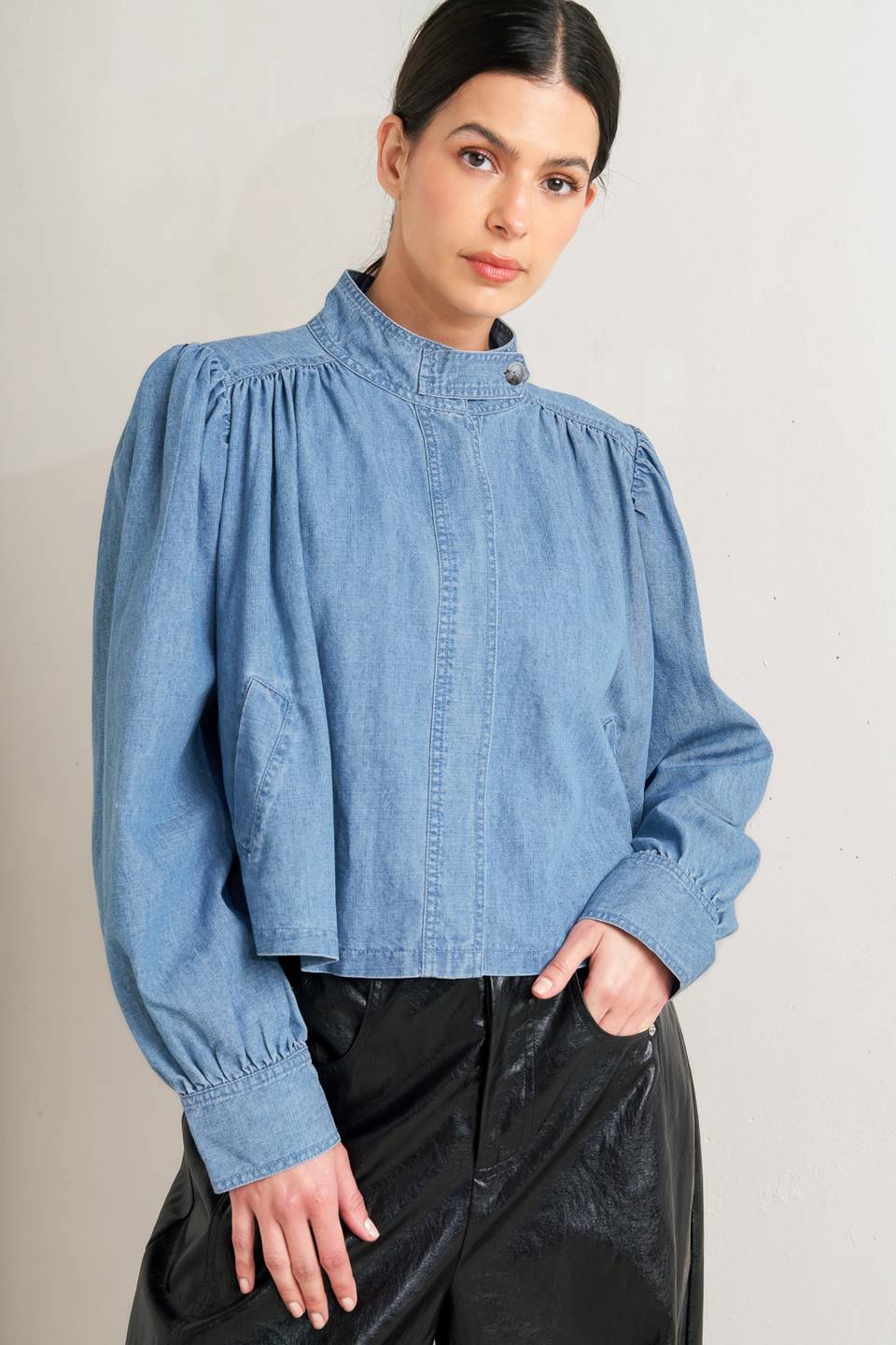 SOFT SIGNAL LIGHT INDIGO DENIM JACKET