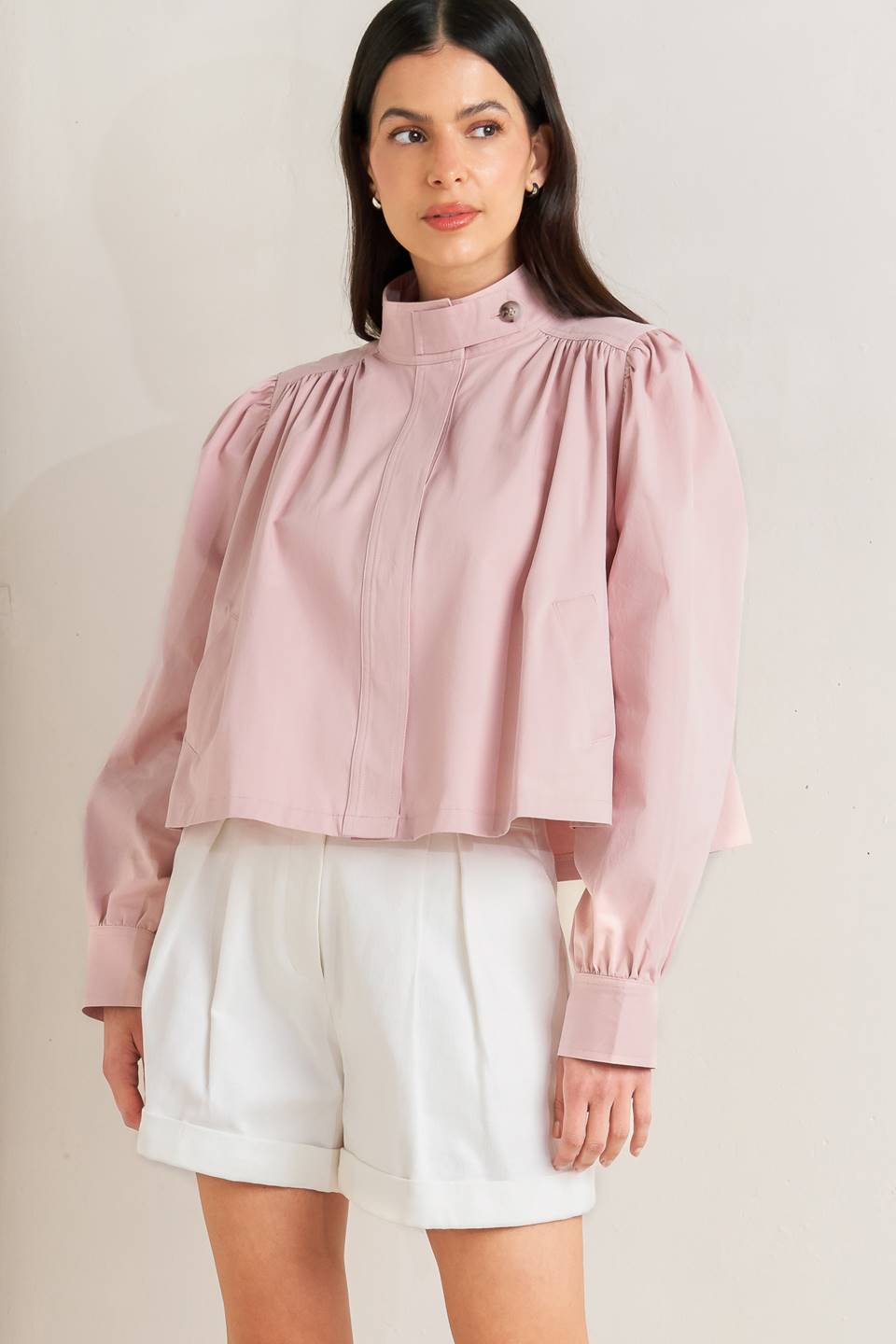 SOFT SIGNAL PINK BEIGE JACKET