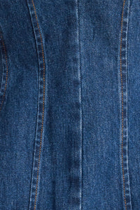 SHARP FEMININITY DENIM VEST