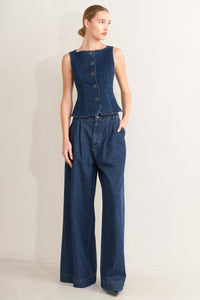 RETRO STREET DENIM VEST